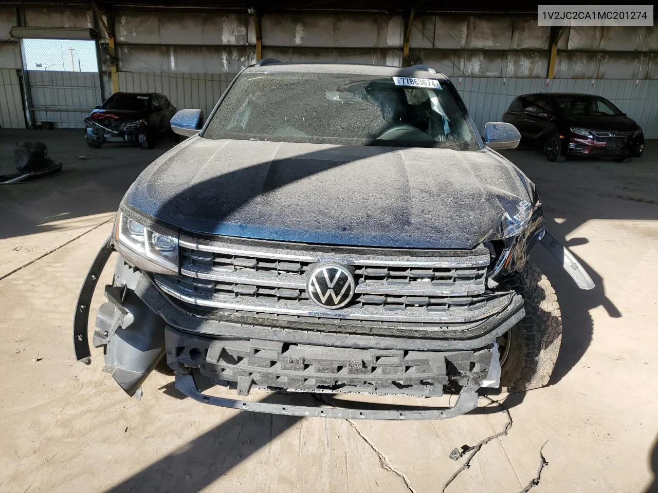 2021 Volkswagen Atlas Cross Sport Se VIN: 1V2JC2CA1MC201274 Lot: 77863674