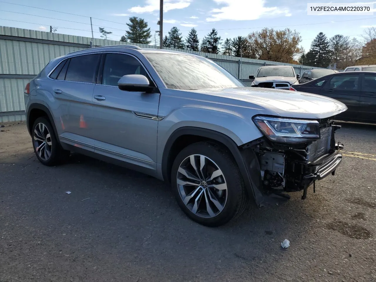 2021 Volkswagen Atlas Cross Sport Sel Premium R-Line VIN: 1V2FE2CA4MC220370 Lot: 78491234