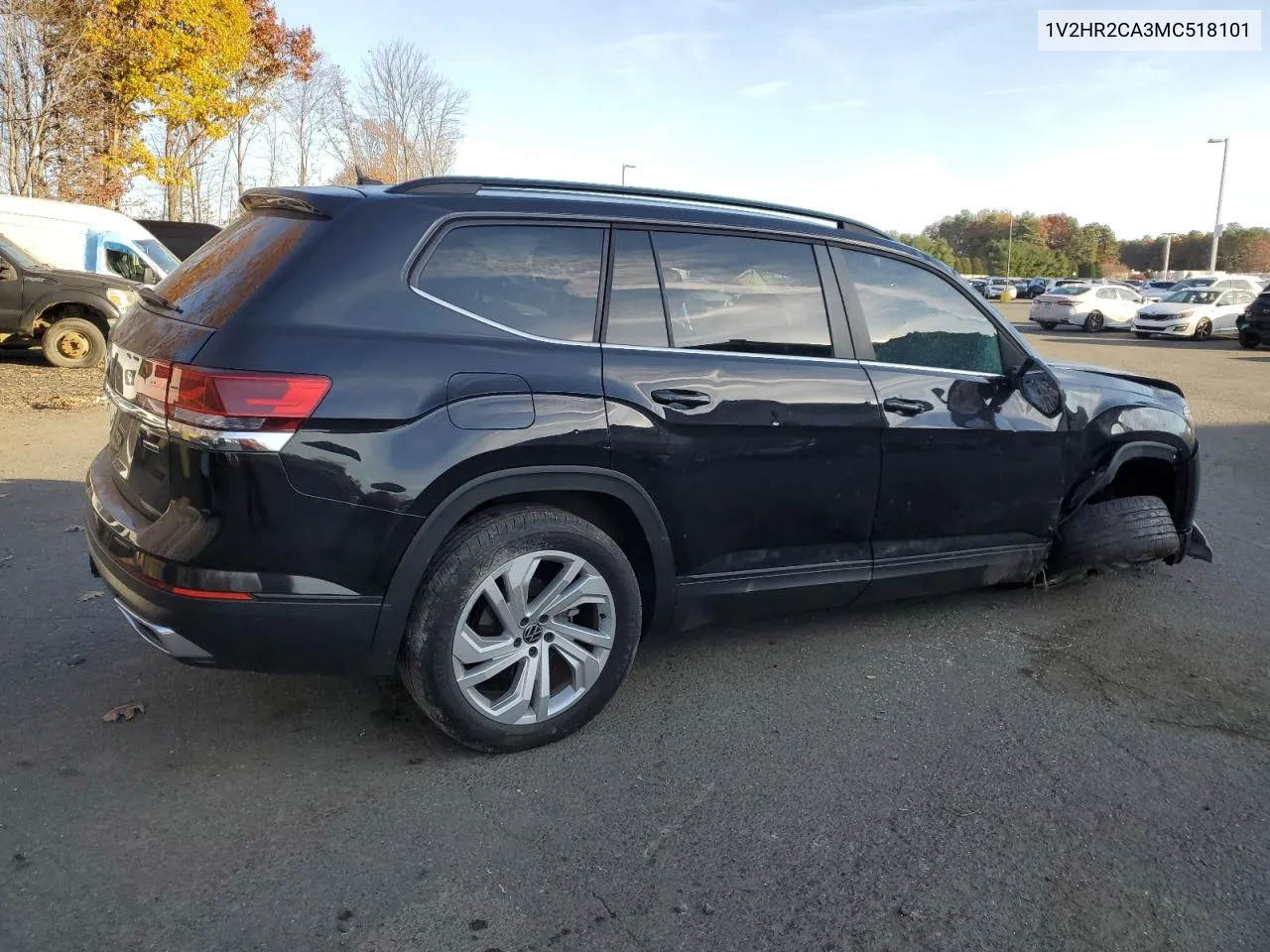 2021 Volkswagen Atlas Se VIN: 1V2HR2CA3MC518101 Lot: 79181744