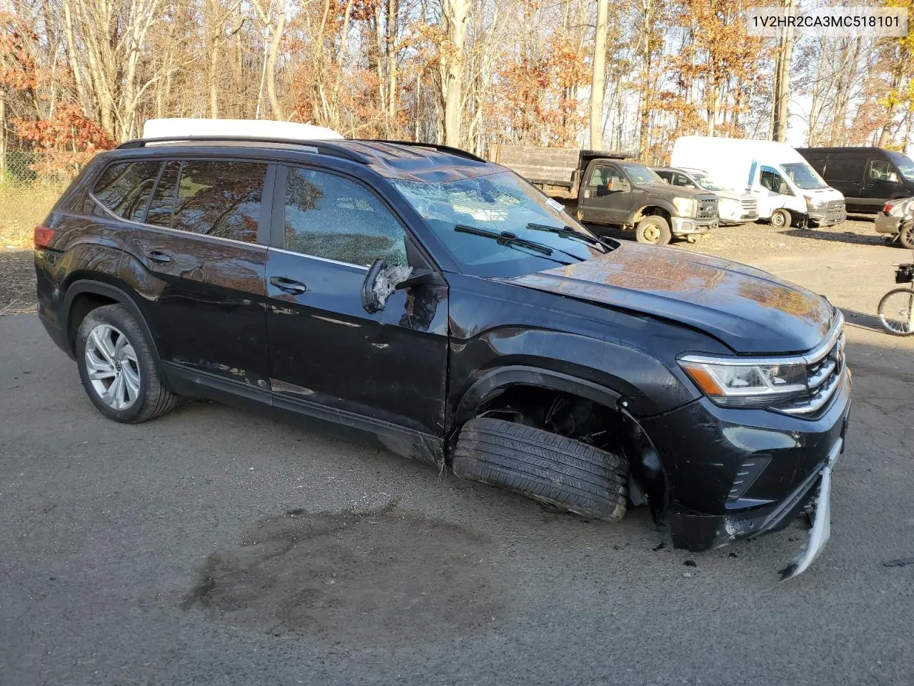 2021 Volkswagen Atlas Se VIN: 1V2HR2CA3MC518101 Lot: 79181744