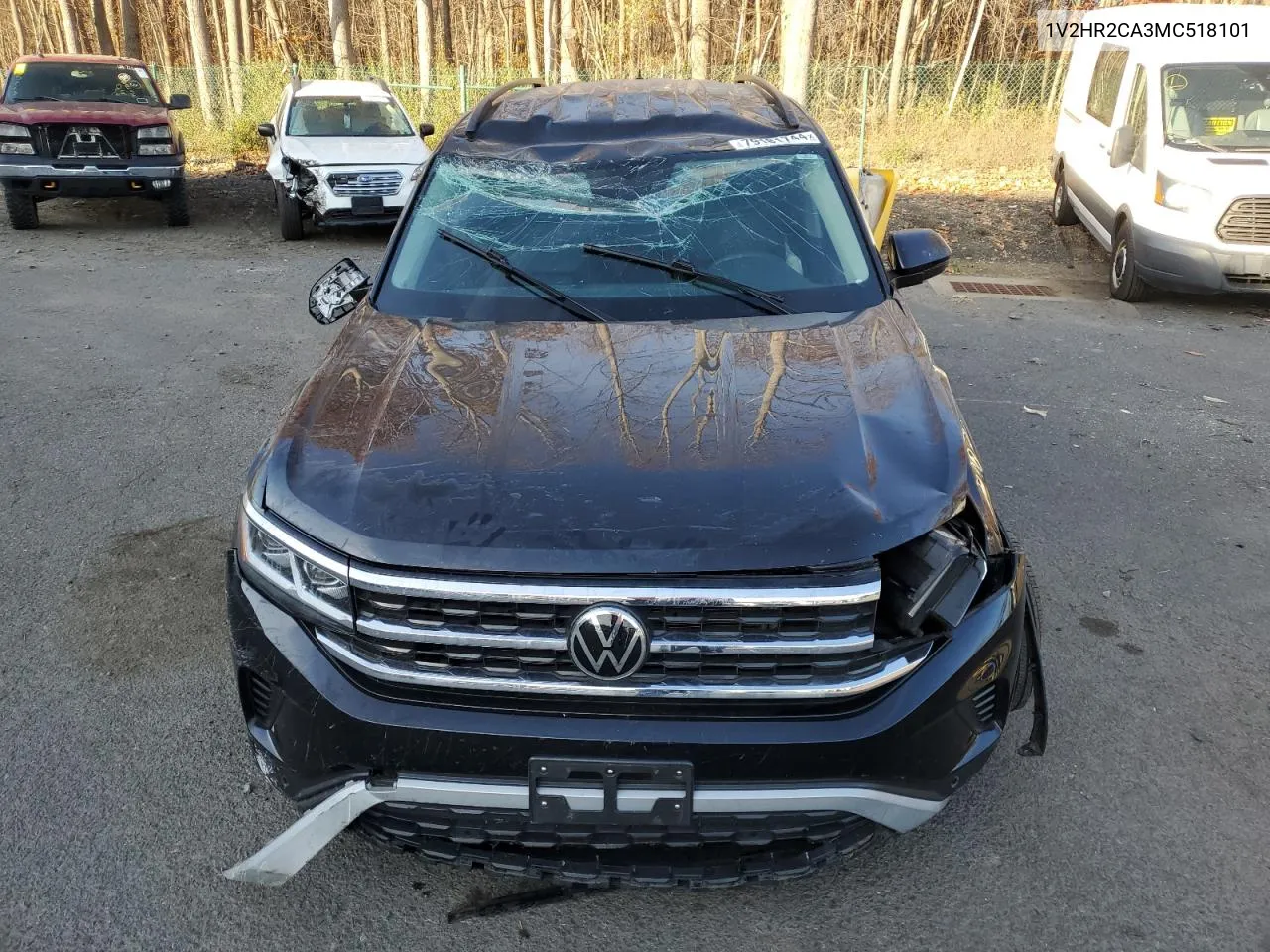 2021 Volkswagen Atlas Se VIN: 1V2HR2CA3MC518101 Lot: 79181744