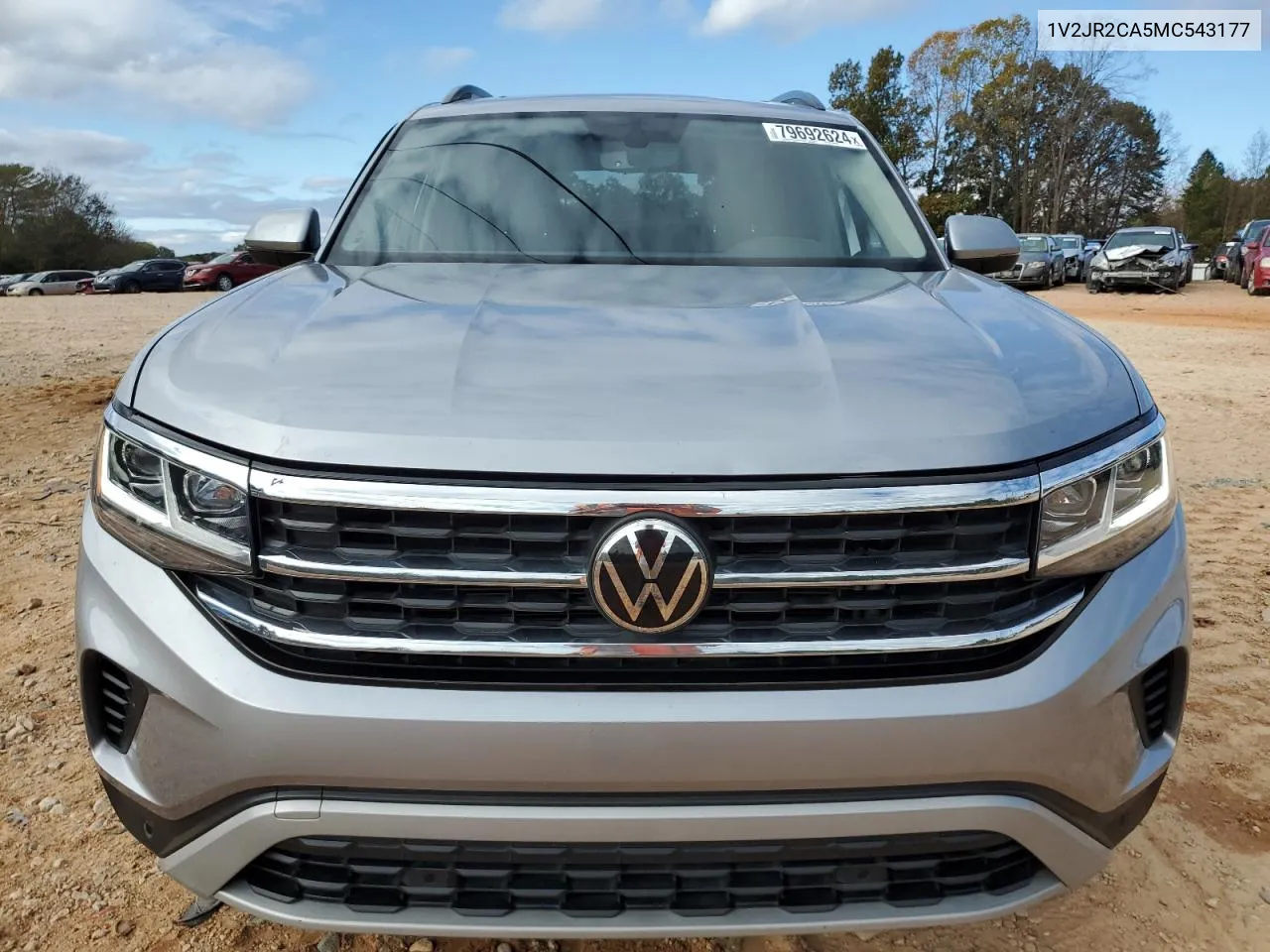 2021 Volkswagen Atlas Se VIN: 1V2JR2CA5MC543177 Lot: 79692624