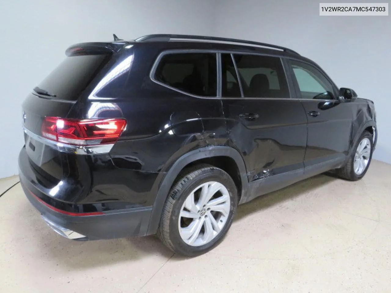 2021 Volkswagen Atlas Se VIN: 1V2WR2CA7MC547303 Lot: 80133414