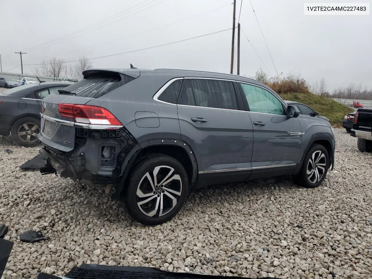 2021 Volkswagen Atlas Cross Sport Sel Premium VIN: 1V2TE2CA4MC227483 Lot: 80266004