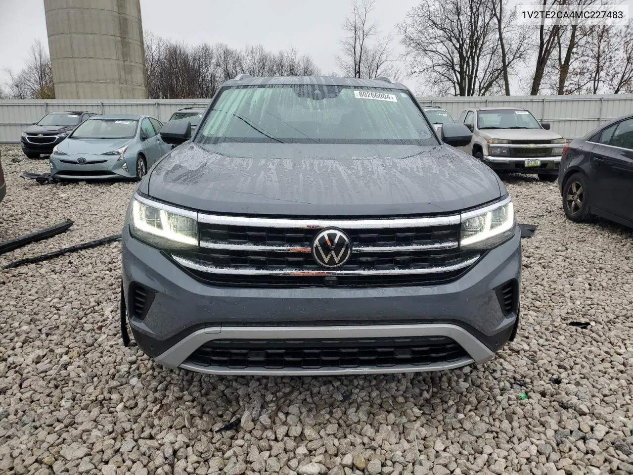 2021 Volkswagen Atlas Cross Sport Sel Premium VIN: 1V2TE2CA4MC227483 Lot: 80266004