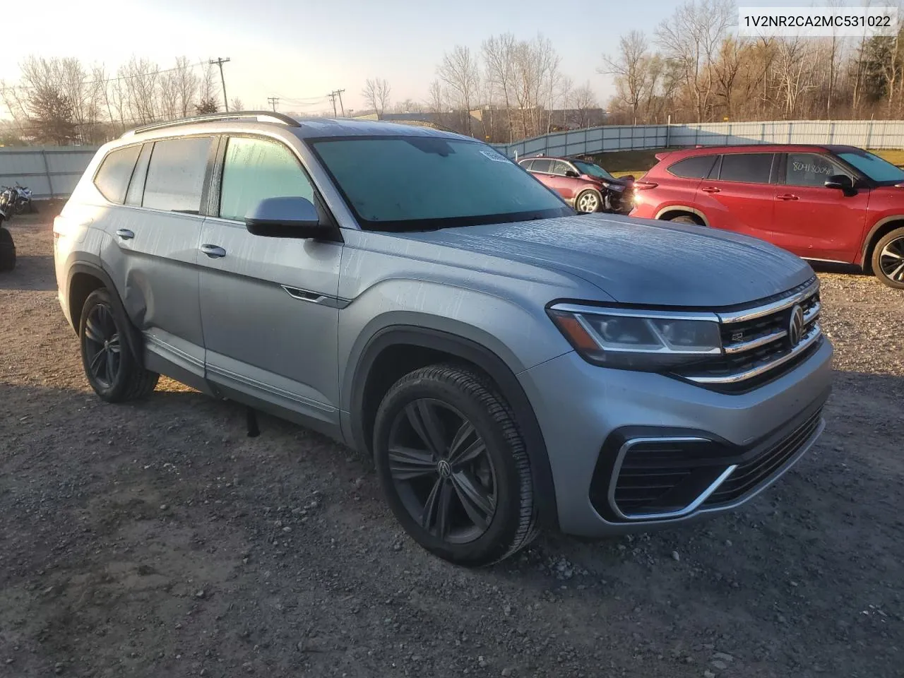 2021 Volkswagen Atlas Se VIN: 1V2NR2CA2MC531022 Lot: 80560044