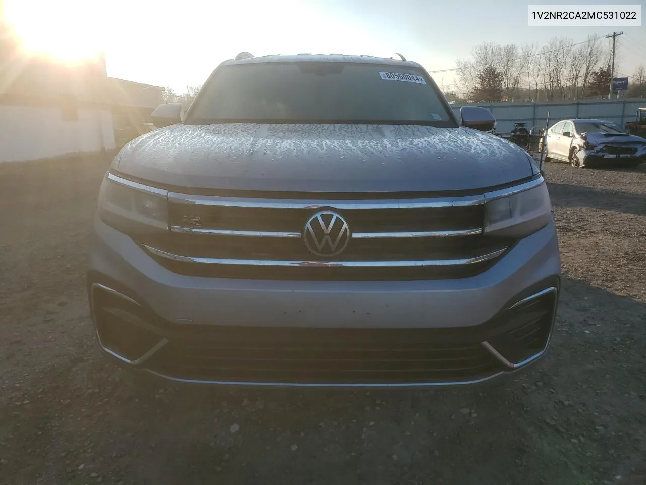 2021 Volkswagen Atlas Se VIN: 1V2NR2CA2MC531022 Lot: 80560044