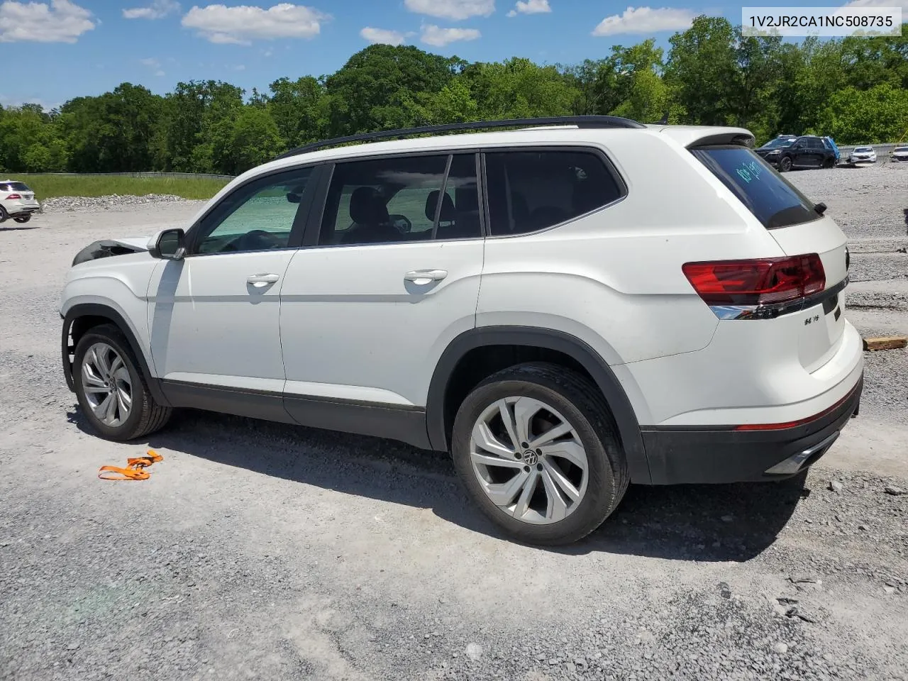 1V2JR2CA1NC508735 2022 Volkswagen Atlas Se