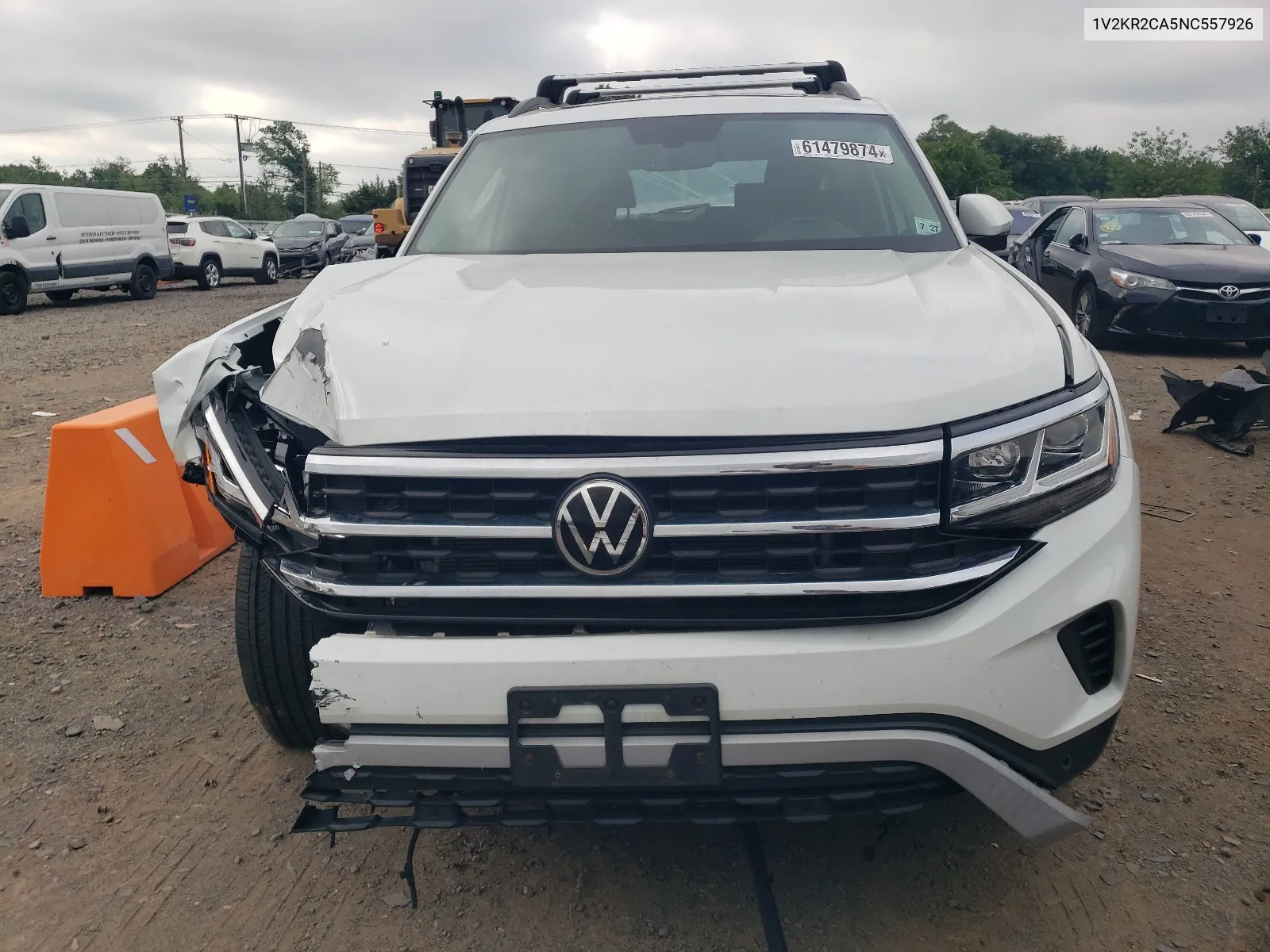 2022 Volkswagen Atlas Se VIN: 1V2KR2CA5NC557926 Lot: 61479874