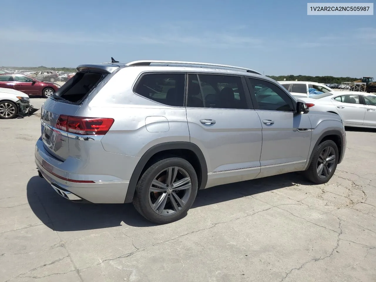 1V2AR2CA2NC505987 2022 Volkswagen Atlas Sel R-Line