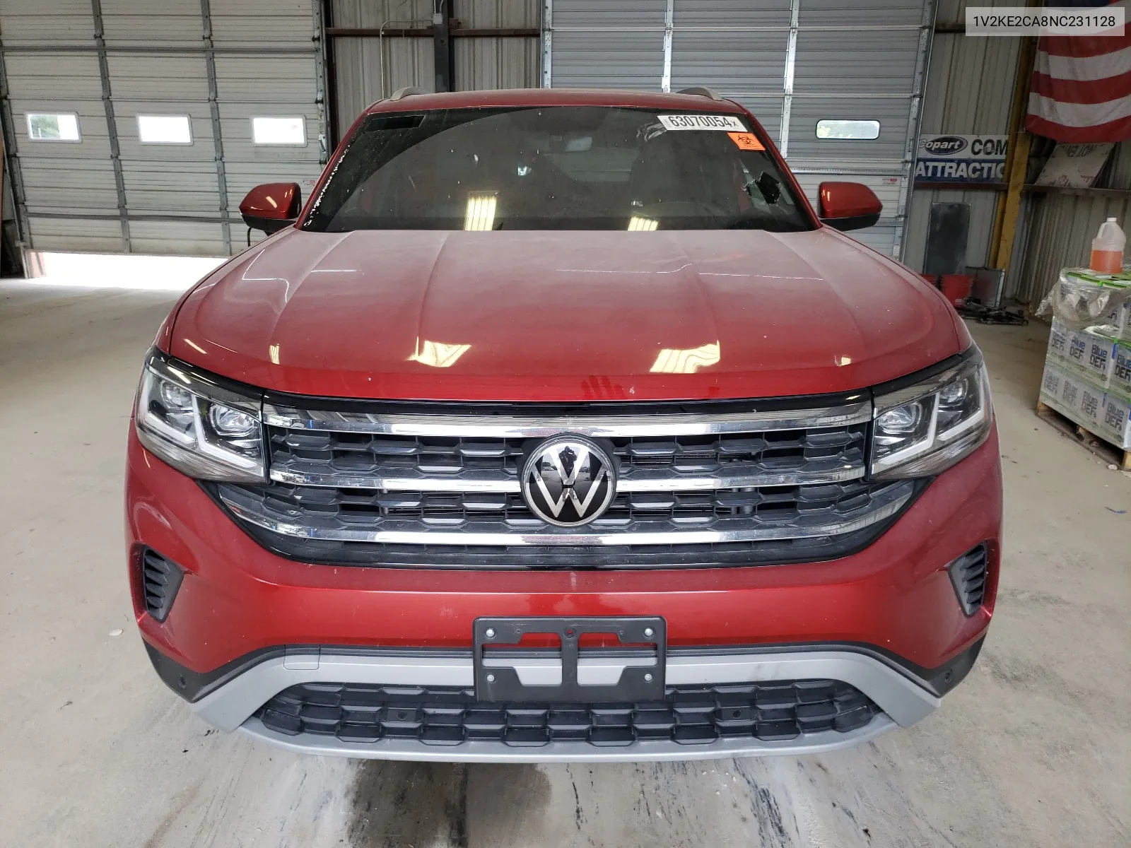 2022 Volkswagen Atlas Cross Sport Se VIN: 1V2KE2CA8NC231128 Lot: 63070054