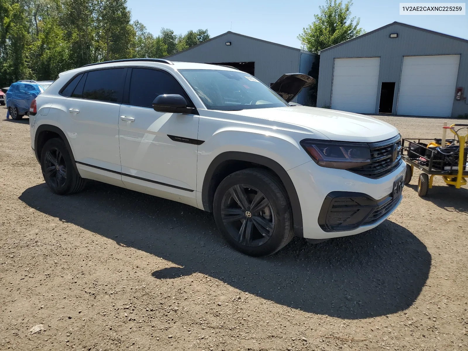 2022 Volkswagen Atlas Cross Sport Sel R-Line VIN: 1V2AE2CAXNC225259 Lot: 65963904