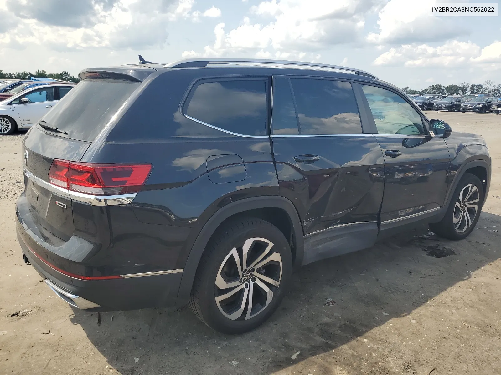 2022 Volkswagen Atlas Sel VIN: 1V2BR2CA8NC562022 Lot: 66116924