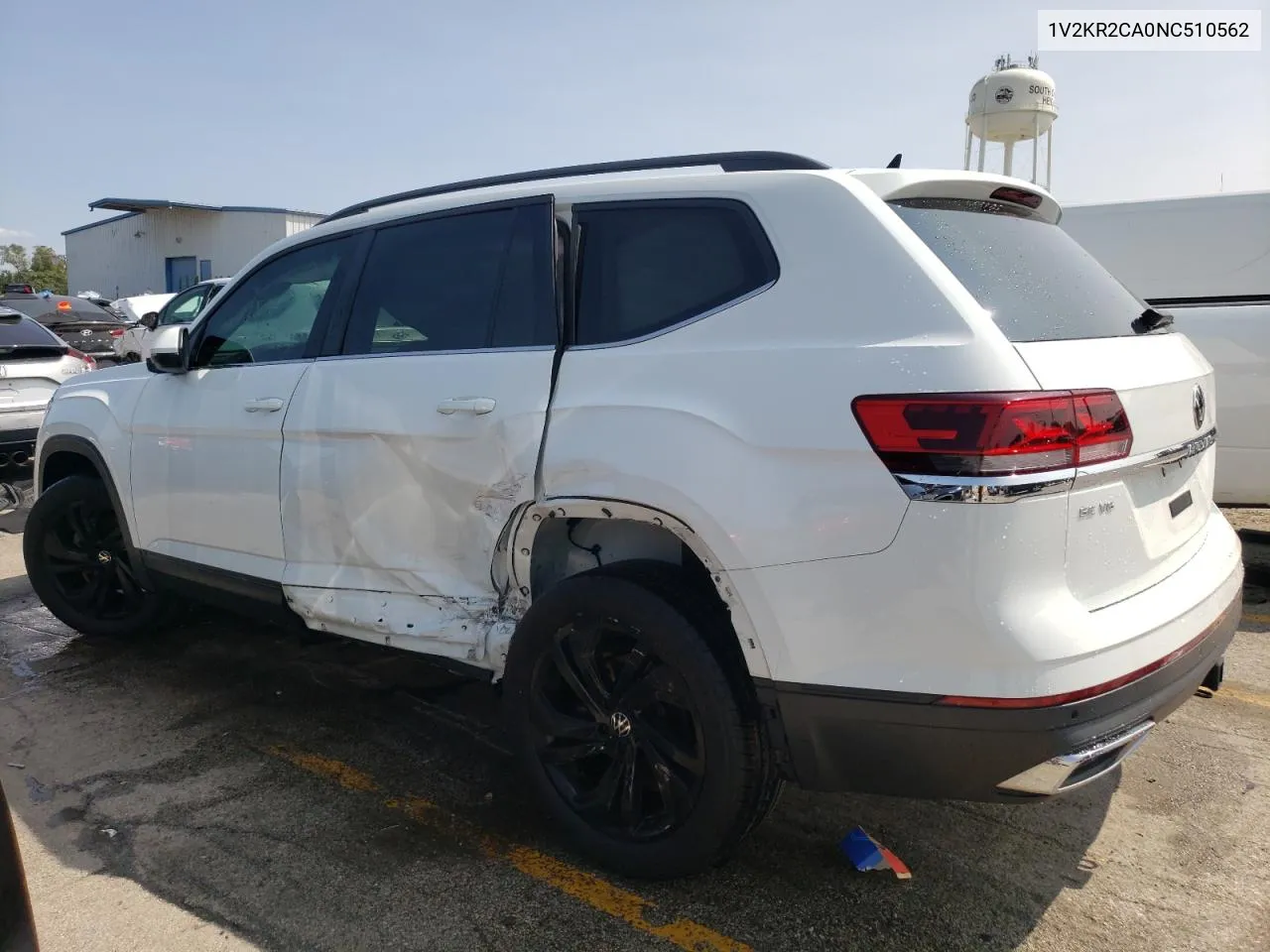 2022 Volkswagen Atlas Se VIN: 1V2KR2CA0NC510562 Lot: 68091344