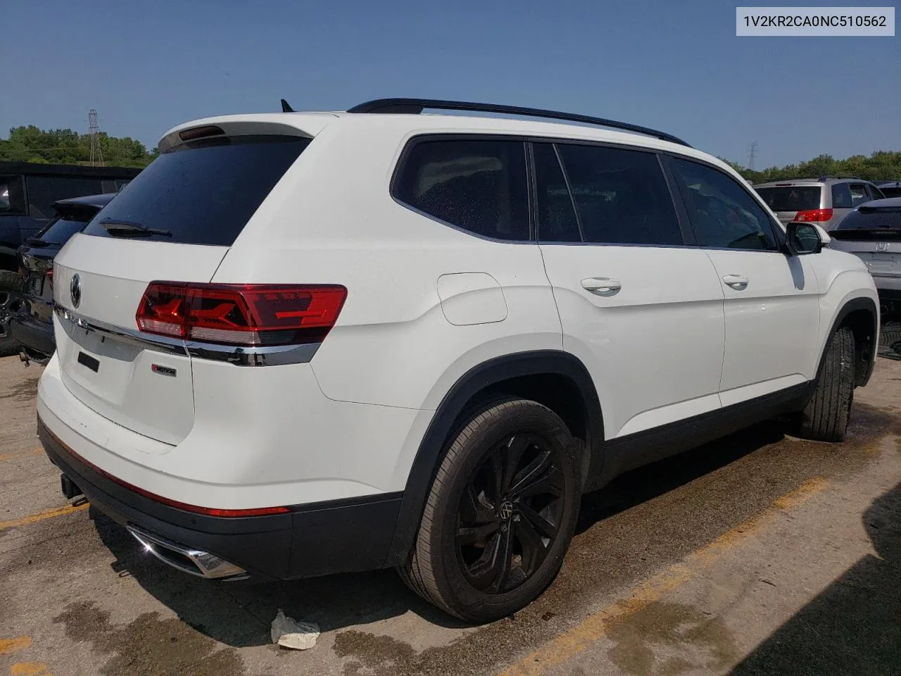 2022 Volkswagen Atlas Se VIN: 1V2KR2CA0NC510562 Lot: 68091344