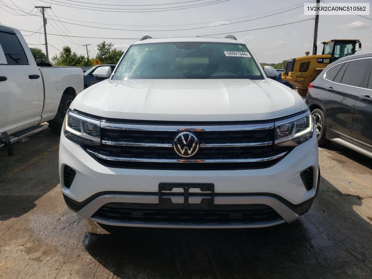 2022 Volkswagen Atlas Se VIN: 1V2KR2CA0NC510562 Lot: 68091344