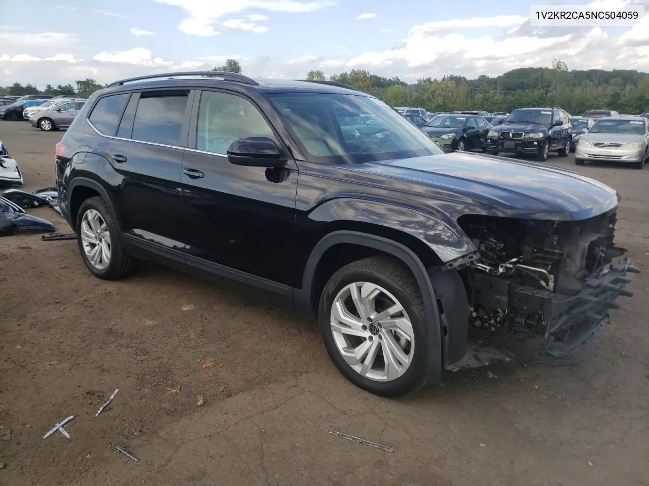 2022 Volkswagen Atlas Se VIN: 1V2KR2CA5NC504059 Lot: 68896954