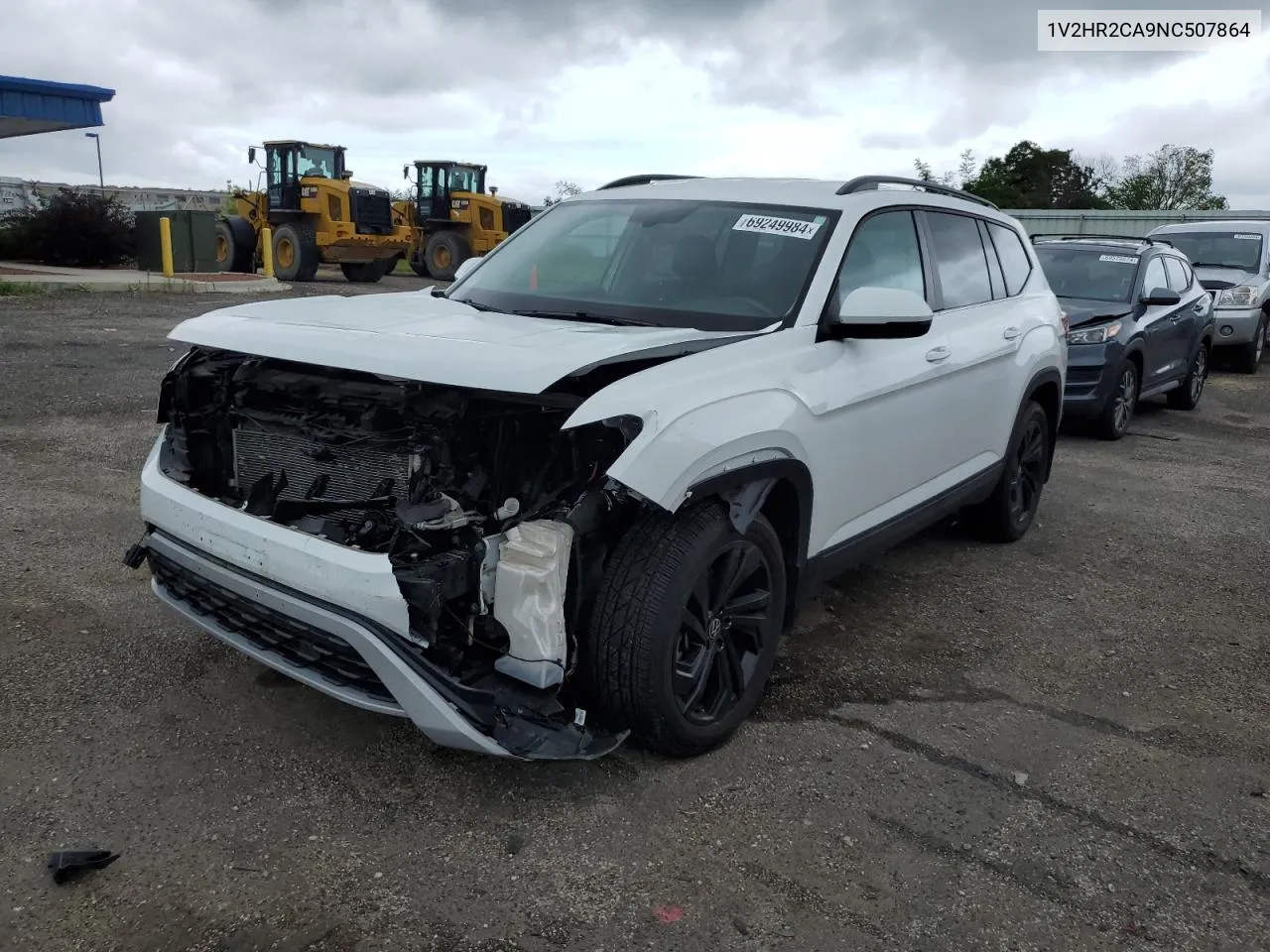 2022 Volkswagen Atlas Se VIN: 1V2HR2CA9NC507864 Lot: 69249984