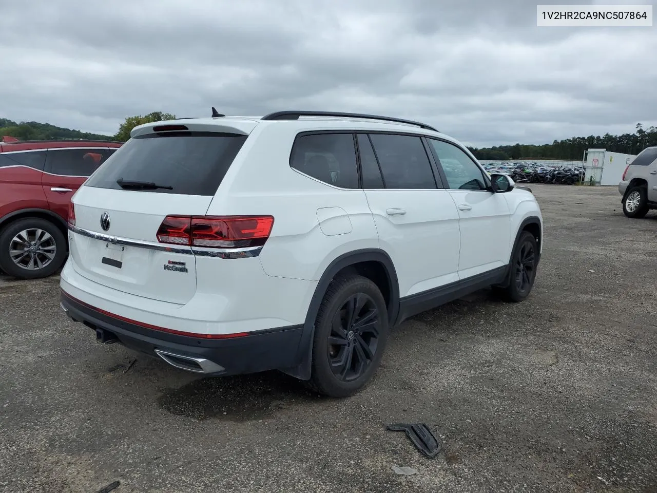 2022 Volkswagen Atlas Se VIN: 1V2HR2CA9NC507864 Lot: 69249984