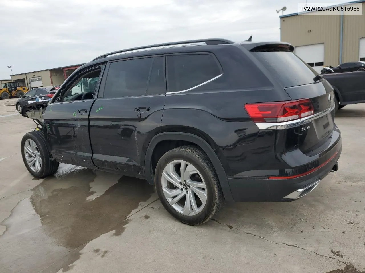 2022 Volkswagen Atlas Se VIN: 1V2WR2CA9NC516958 Lot: 69815744