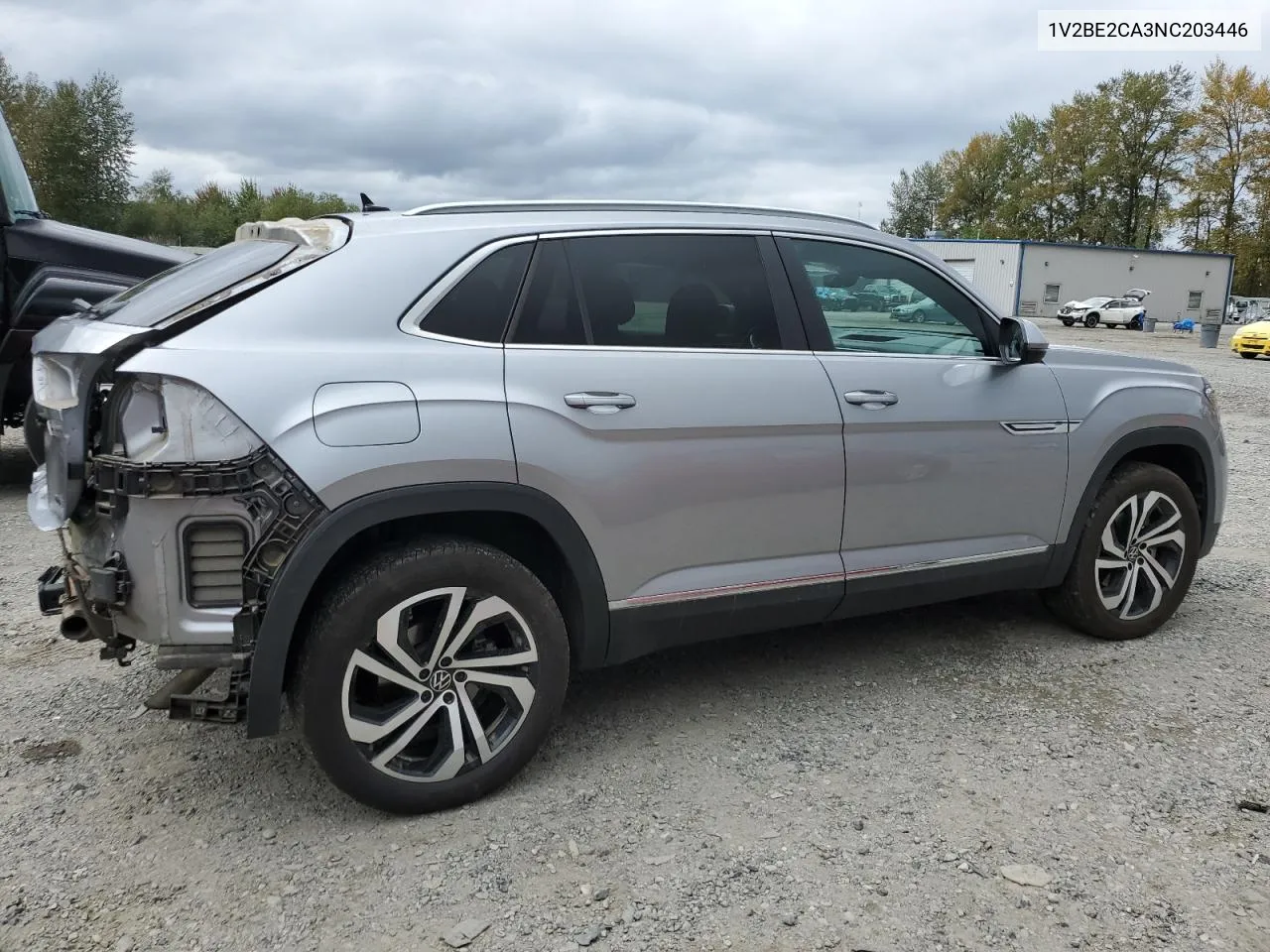 2022 Volkswagen Atlas Cross Sport Sel VIN: 1V2BE2CA3NC203446 Lot: 70006024