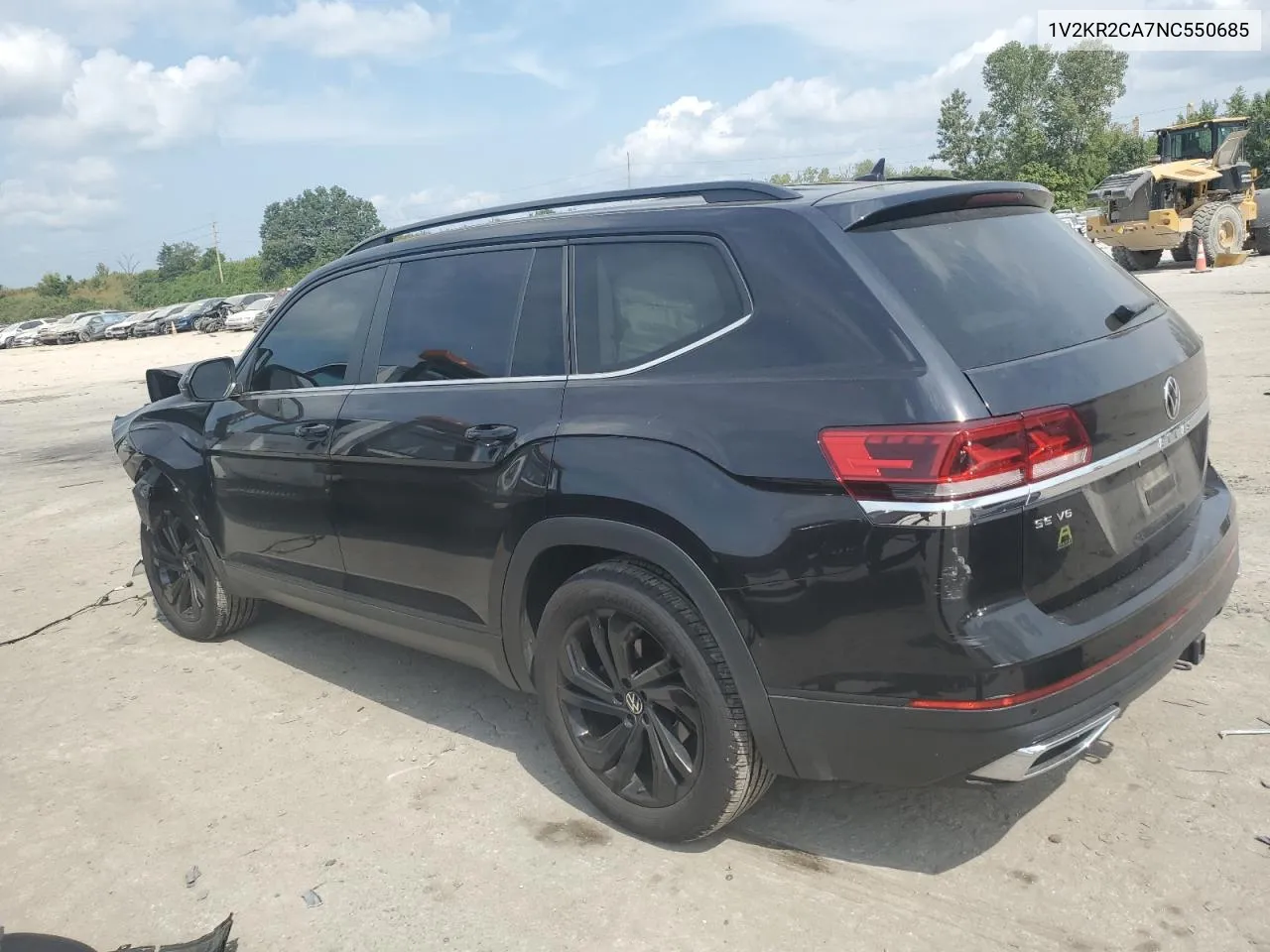 2022 Volkswagen Atlas Se VIN: 1V2KR2CA7NC550685 Lot: 70055594