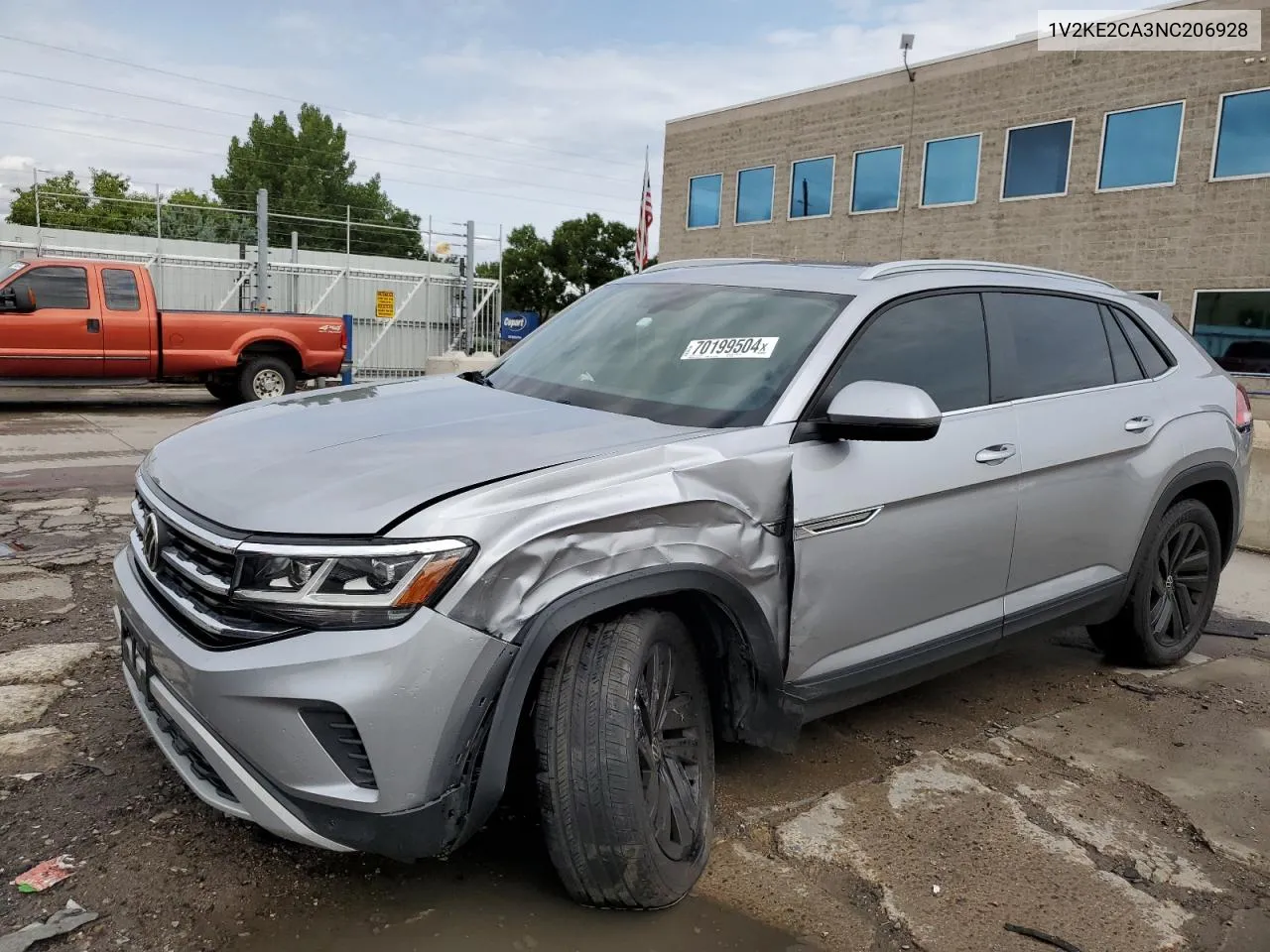 1V2KE2CA3NC206928 2022 Volkswagen Atlas Cross Sport Se