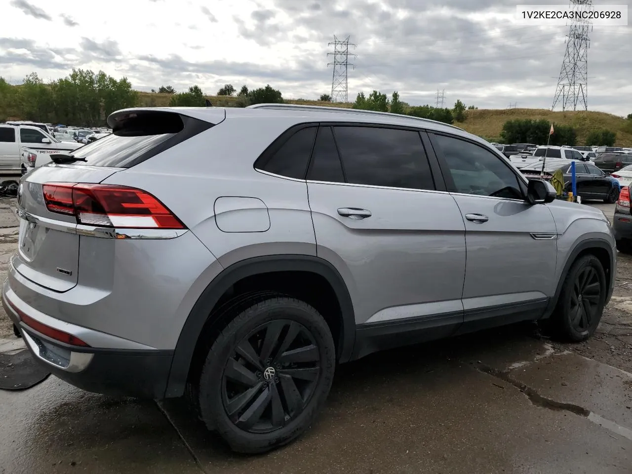 2022 Volkswagen Atlas Cross Sport Se VIN: 1V2KE2CA3NC206928 Lot: 70199504