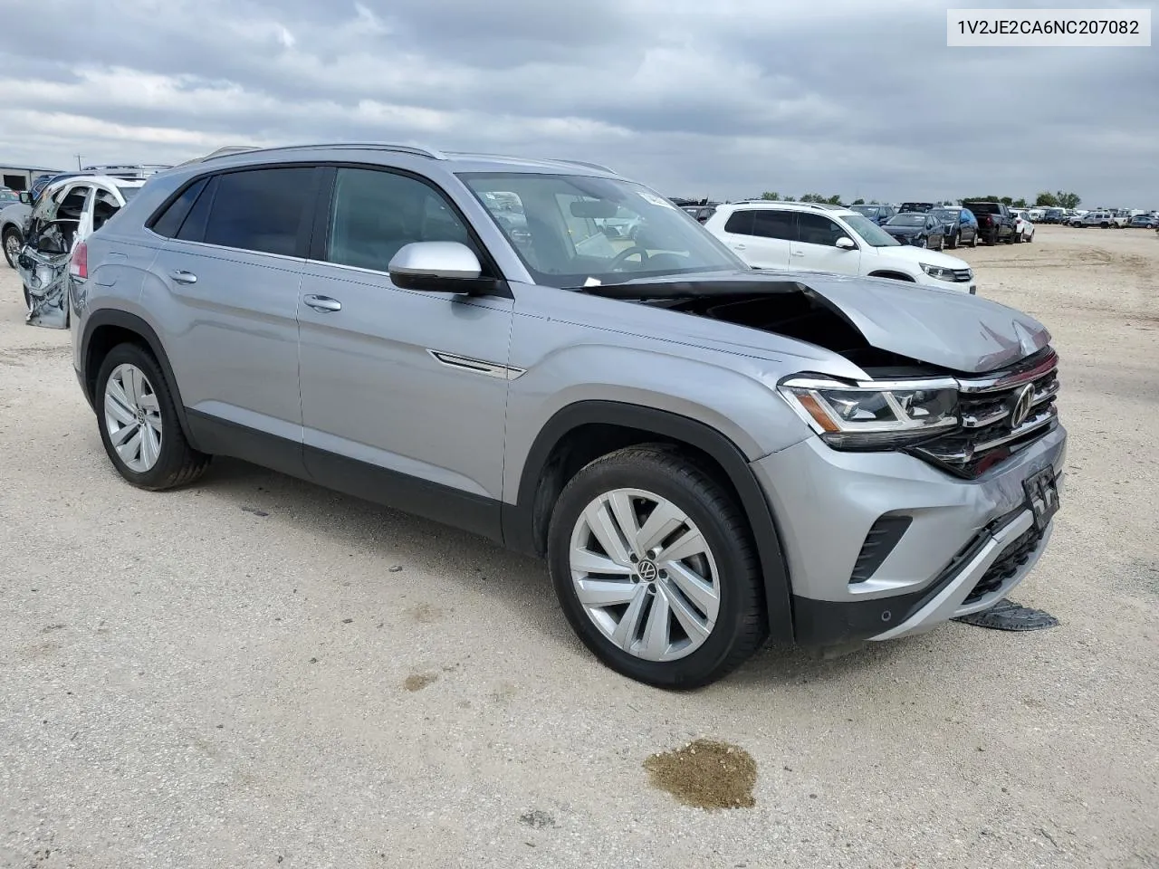 2022 Volkswagen Atlas Cross Sport Se VIN: 1V2JE2CA6NC207082 Lot: 70423974