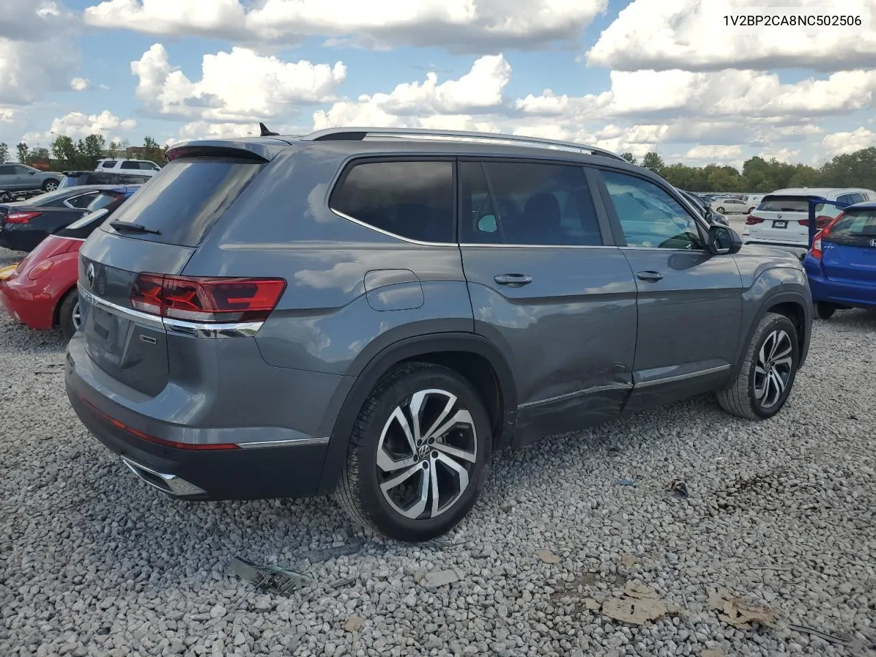 2022 Volkswagen Atlas Sel VIN: 1V2BP2CA8NC502506 Lot: 70981634