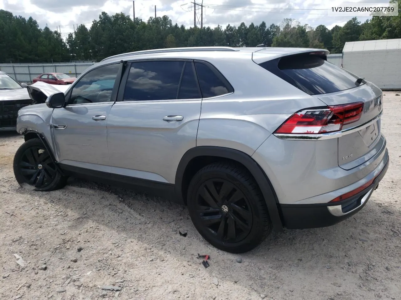 2022 Volkswagen Atlas Cross Sport Se VIN: 1V2JE2CA6NC207759 Lot: 71109304