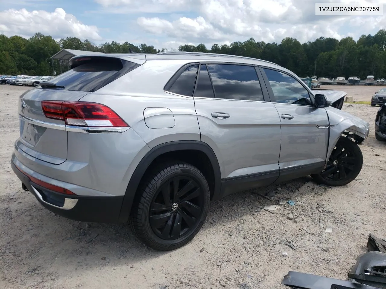 2022 Volkswagen Atlas Cross Sport Se VIN: 1V2JE2CA6NC207759 Lot: 71109304