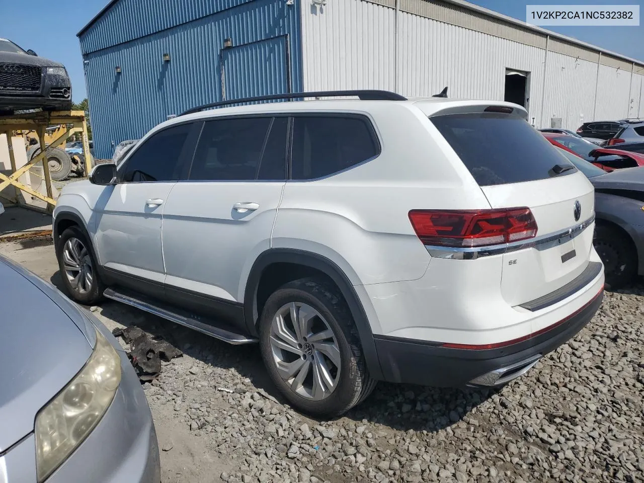 2022 Volkswagen Atlas Se VIN: 1V2KP2CA1NC532382 Lot: 71169804