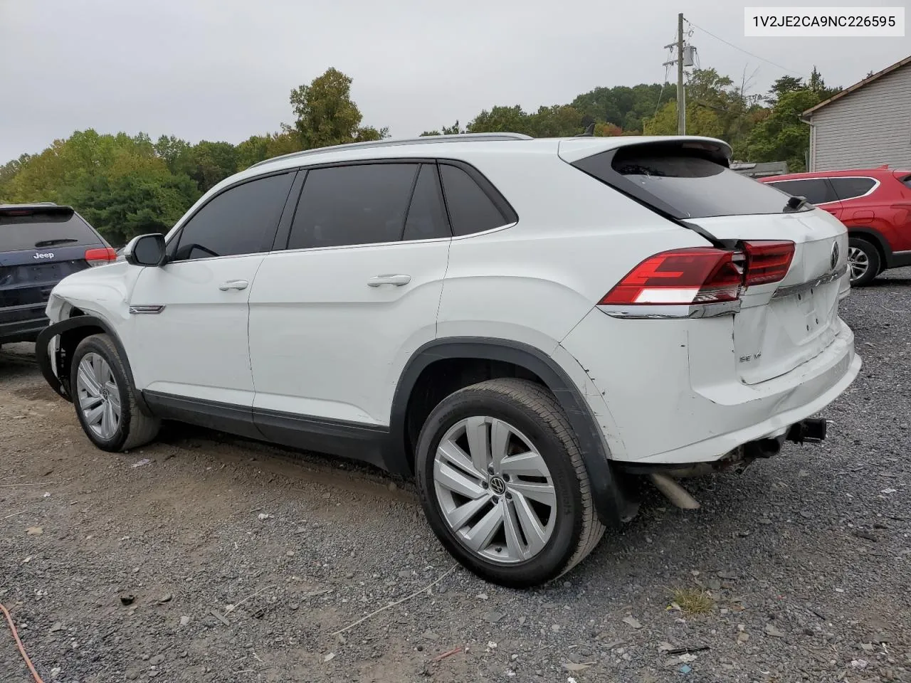 2022 Volkswagen Atlas Cross Sport Se VIN: 1V2JE2CA9NC226595 Lot: 71620594