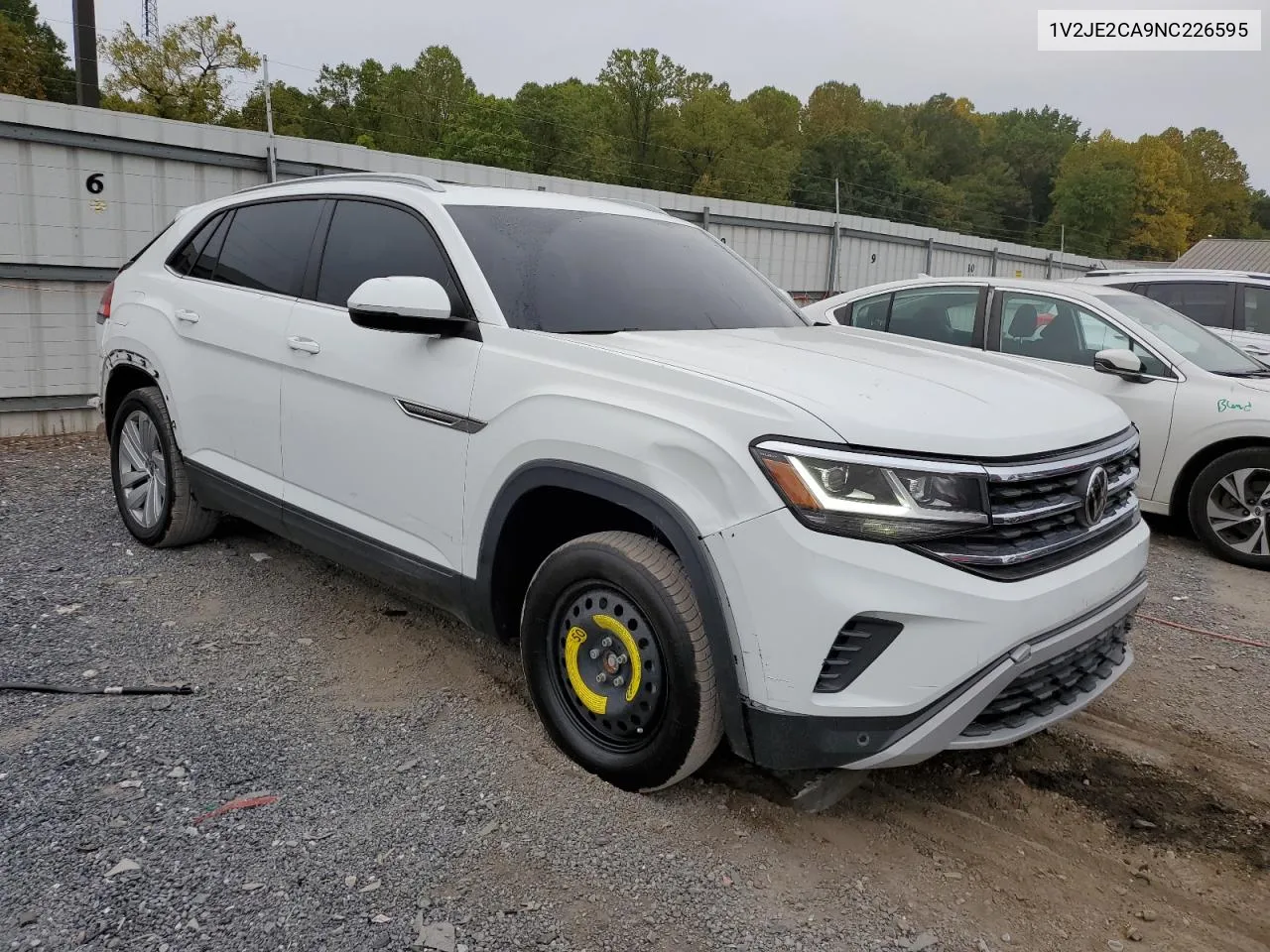 2022 Volkswagen Atlas Cross Sport Se VIN: 1V2JE2CA9NC226595 Lot: 71620594