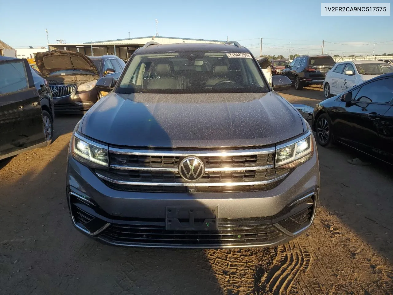 2022 Volkswagen Atlas Sel Premium R-Line VIN: 1V2FR2CA9NC517575 Lot: 71648204