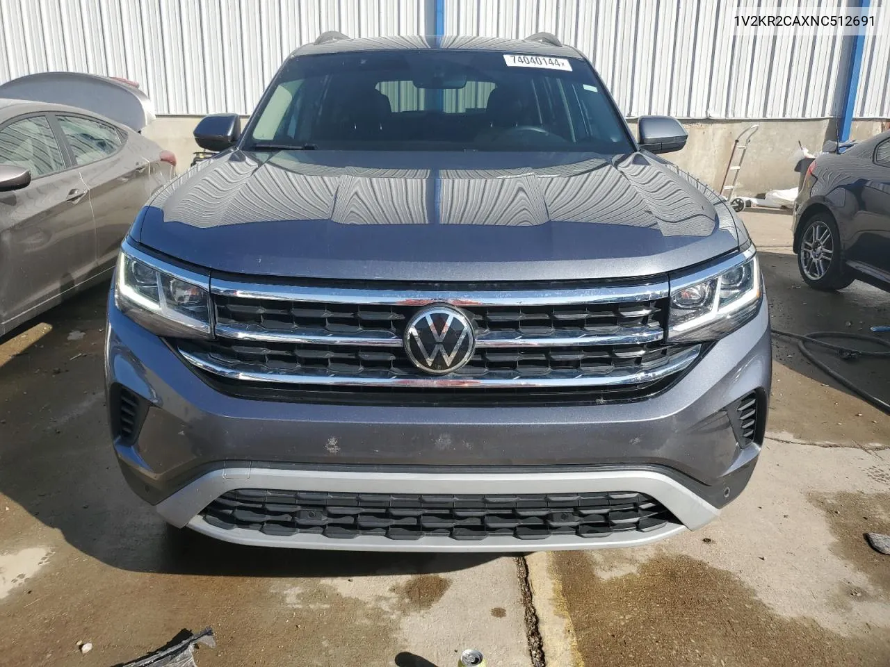 2022 Volkswagen Atlas Se VIN: 1V2KR2CAXNC512691 Lot: 74040144