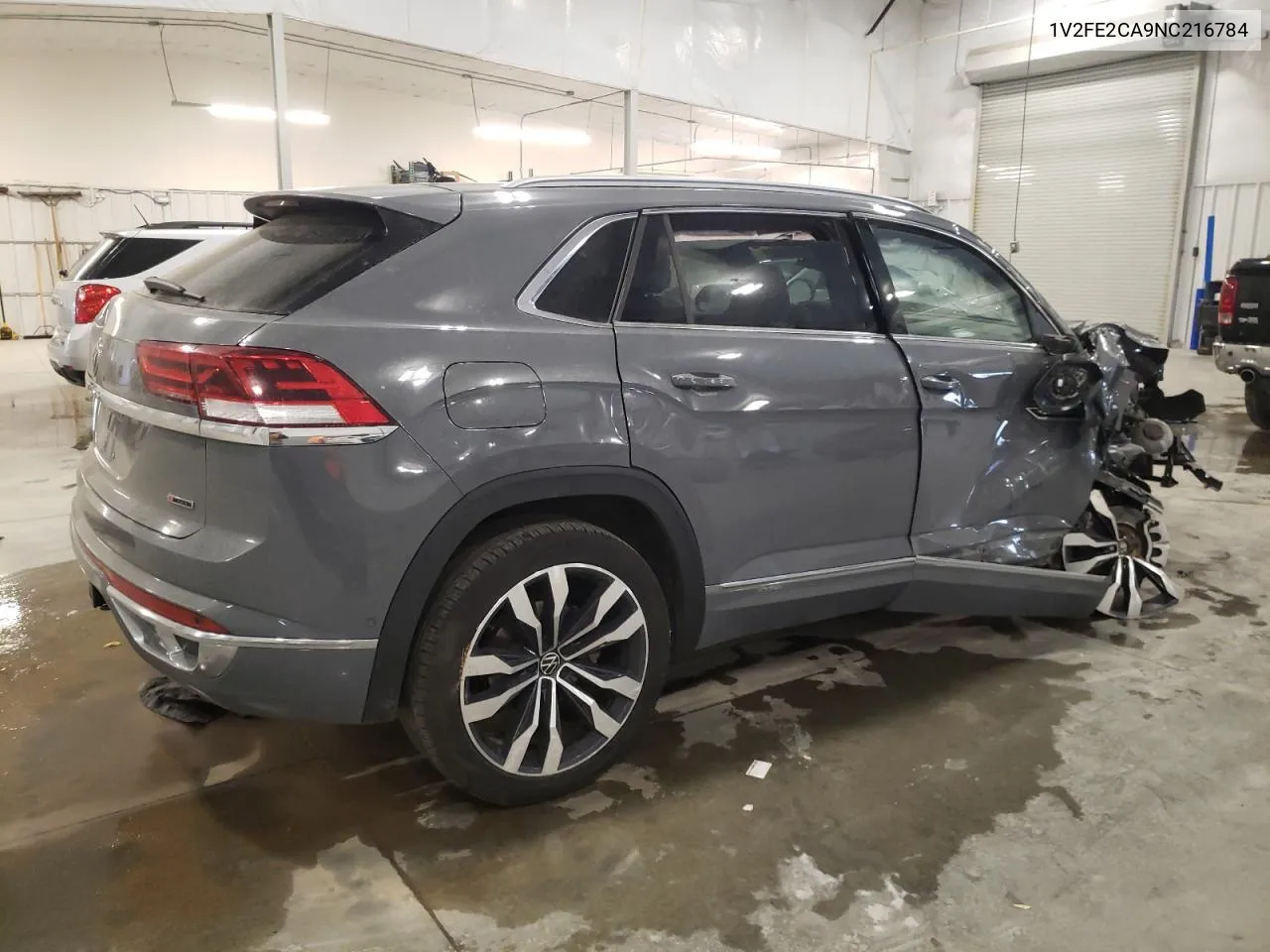 2022 Volkswagen Atlas Cross Sport Sel Premium R-Line VIN: 1V2FE2CA9NC216784 Lot: 74124404