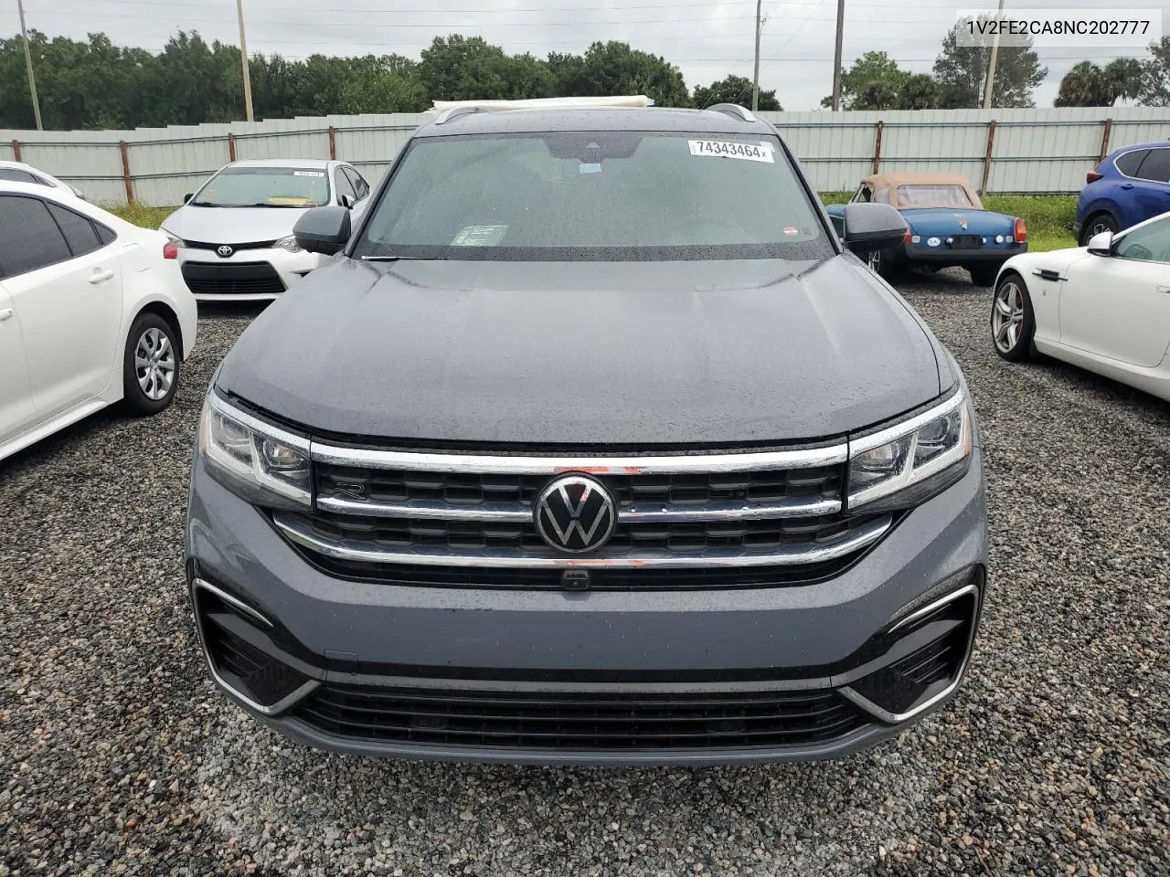 2022 Volkswagen Atlas Cross Sport Sel Premium R-Line VIN: 1V2FE2CA8NC202777 Lot: 74343464