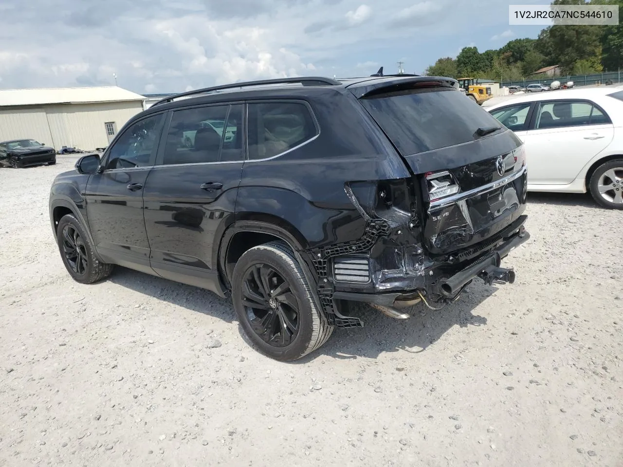 2022 Volkswagen Atlas Se VIN: 1V2JR2CA7NC544610 Lot: 74366844