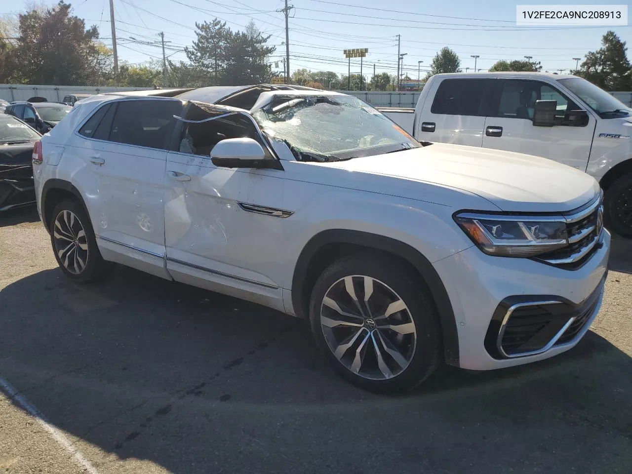 2022 Volkswagen Atlas Cross Sport Sel Premium R-Line VIN: 1V2FE2CA9NC208913 Lot: 74748874