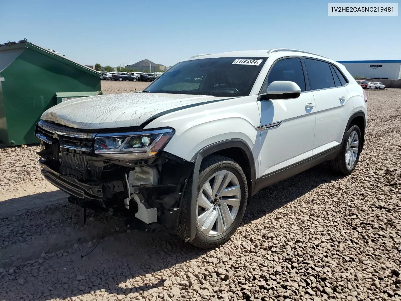 1V2HE2CA5NC219481 2022 Volkswagen Atlas Cross Sport Se