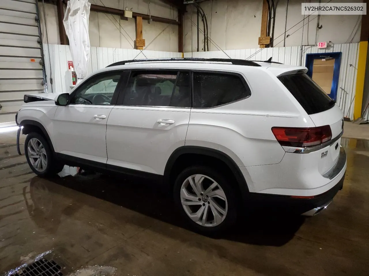 2022 Volkswagen Atlas Se VIN: 1V2HR2CA7NC526302 Lot: 75042144