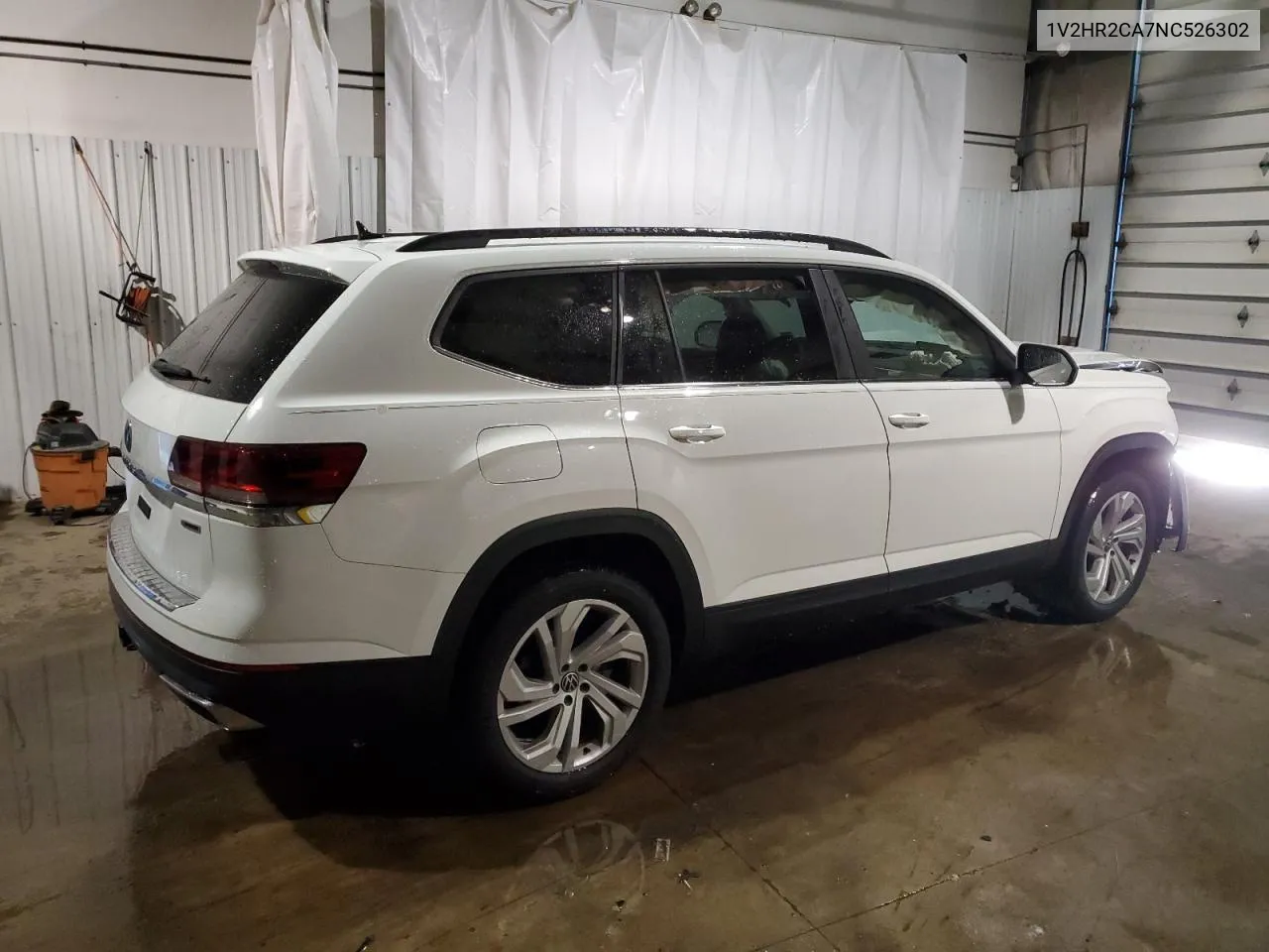 2022 Volkswagen Atlas Se VIN: 1V2HR2CA7NC526302 Lot: 75042144