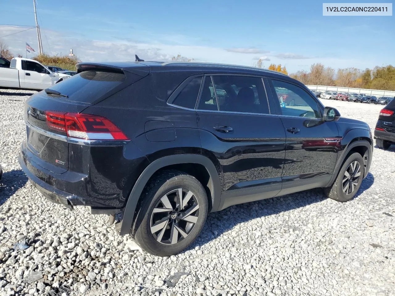 2022 Volkswagen Atlas Cross Sport Se VIN: 1V2LC2CA0NC220411 Lot: 75632994