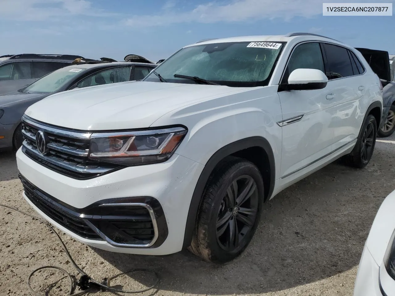 2022 Volkswagen Atlas Cross Sport Sel R-Line VIN: 1V2SE2CA6NC207877 Lot: 75649644