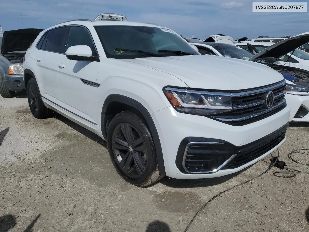 2022 Volkswagen Atlas Cross Sport Sel R-Line VIN: 1V2SE2CA6NC207877 Lot: 75649644