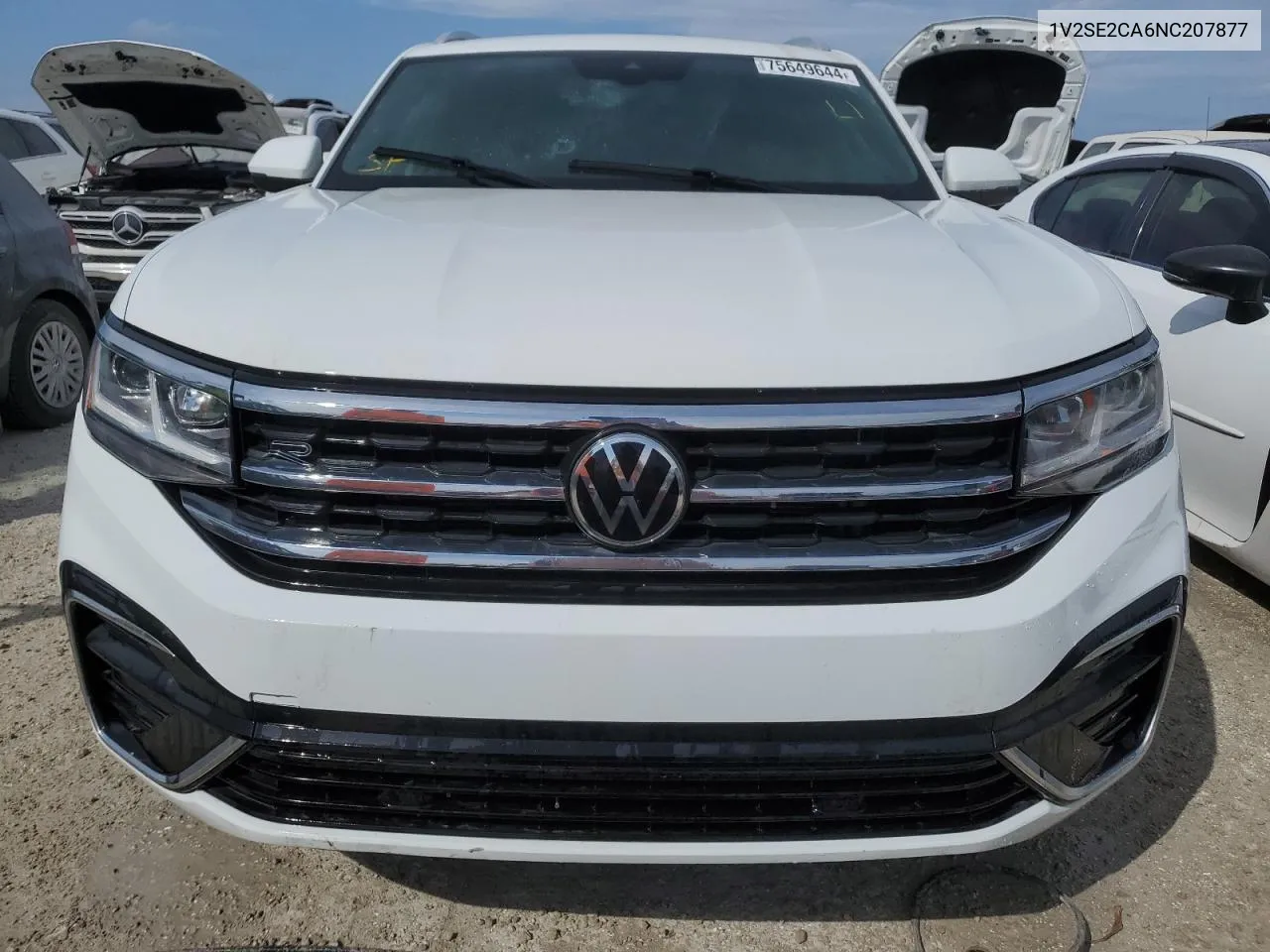 2022 Volkswagen Atlas Cross Sport Sel R-Line VIN: 1V2SE2CA6NC207877 Lot: 75649644