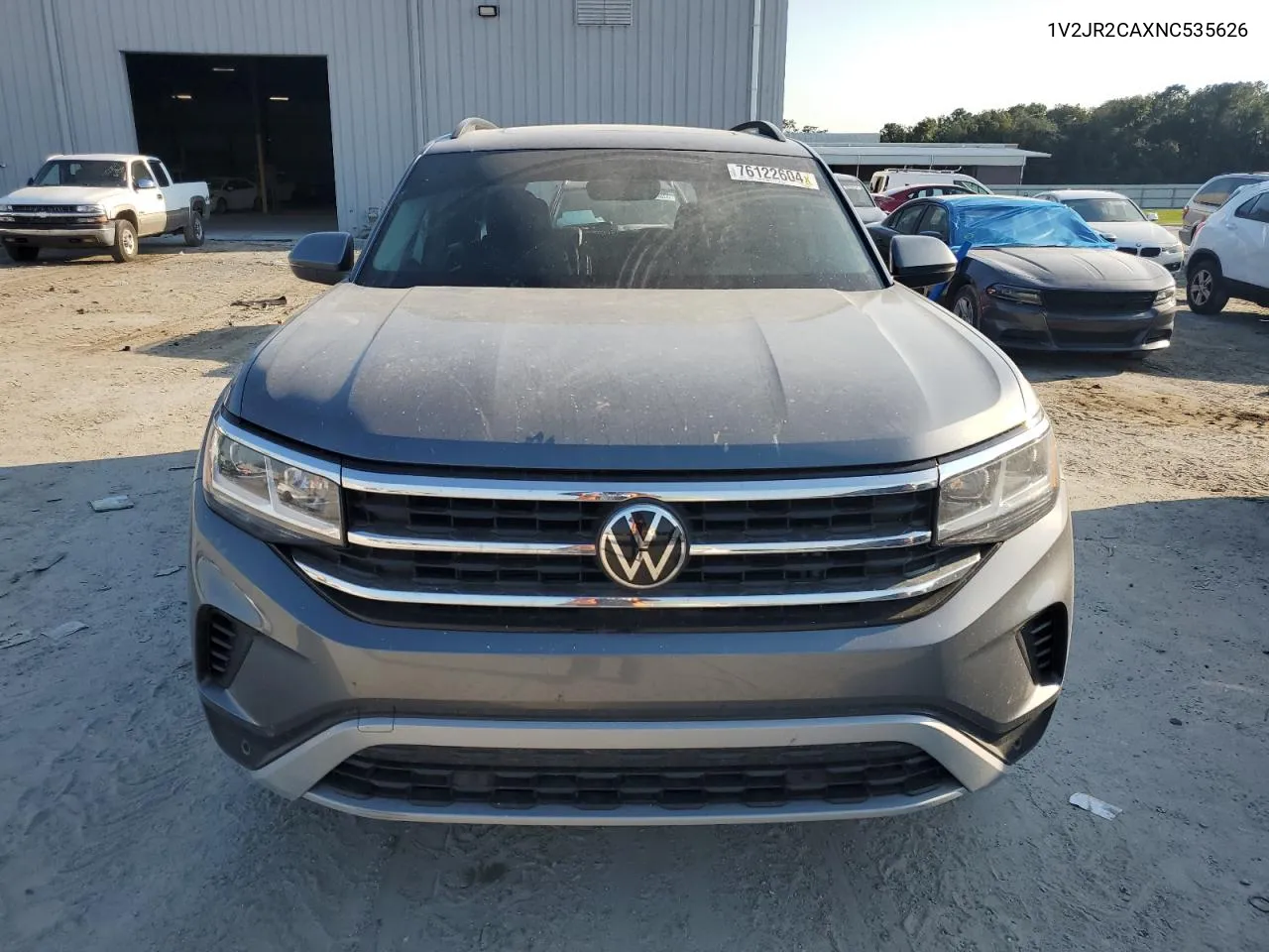 2022 Volkswagen Atlas Se VIN: 1V2JR2CAXNC535626 Lot: 76122604