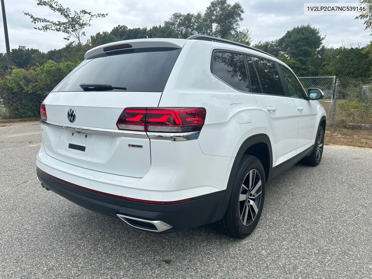 2022 Volkswagen Atlas Se VIN: 1V2LP2CA7NC539146 Lot: 78528324